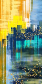 高端抽象艺术笔触油画