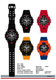 CA电子运动手表 塑胶运动手表