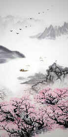 装饰画 新中式 梅花