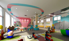 室内幼儿园模型