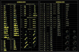 线型 门窗套线 墙板线 阴角线
