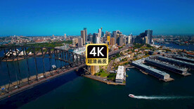 短视频素材航拍现代化跨海大桥