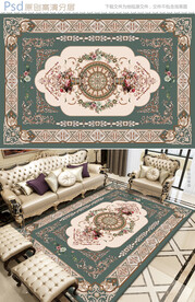 欧式复古地毯