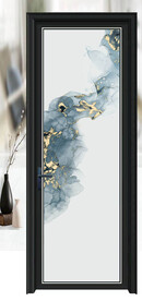 高清分层平开门写真图