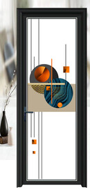 高清分层平开门写真图