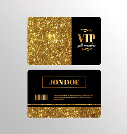 黑色金色高端会所VIP会员卡