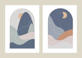 北欧简约室内家居墙面装饰无框画