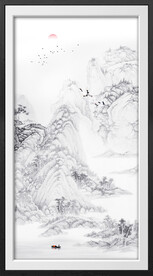 玄关山水画