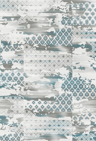 抽象几何地毯图案设计