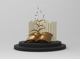 书本雕塑