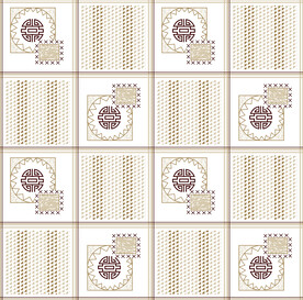 大牌民族风格子