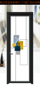 高清分层平开门写真图