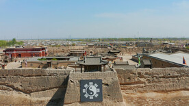 4K航拍宁夏影视城