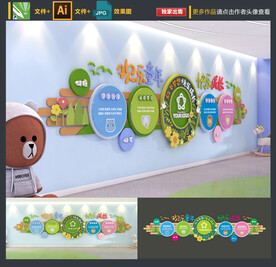 幼儿园形象墙
