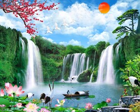 山水风景画 