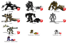 变形金刚SU模型