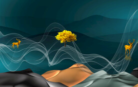 最新高端山水 tif分层文件