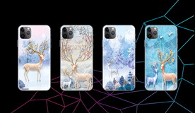 鹿角图片 麋鹿手机壳 手机壳新