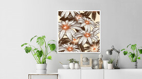 50X50厘装饰画素材太阳花