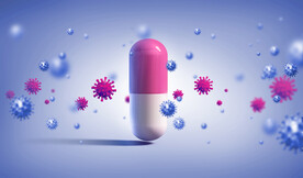 药物病毒医疗海报背景素材