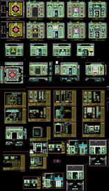 整木定制背景墙图纸