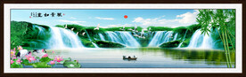 巨幅山水画