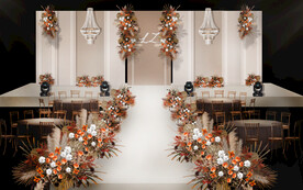 香槟色婚礼效果图