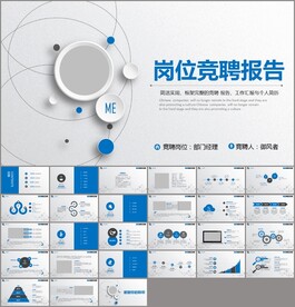 岗位竞聘报告竞岗演讲求职简历
