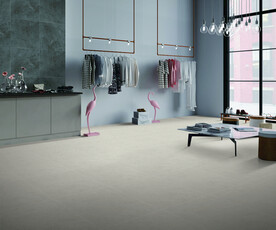 北欧服装店仿古砖应用