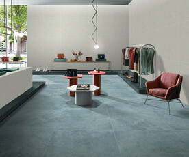 服装店仿古砖铺贴应用