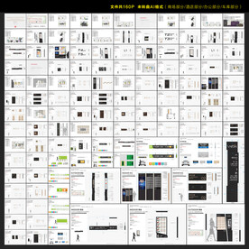 全套商场酒店导视标识 