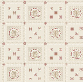 数码印花 民族风格子