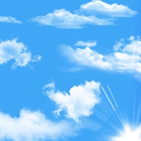 蓝天白云