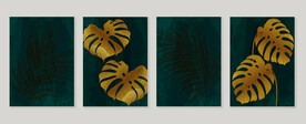 棕榈叶装饰画