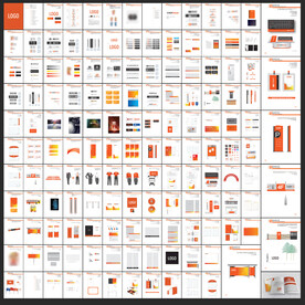 橙色企业VIS模板 