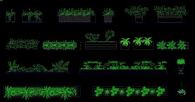 公园小景CAD图纸集合