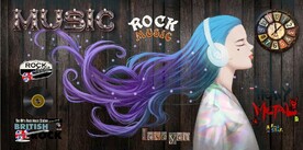 欧美风MUSIC酒吧KTV壁画