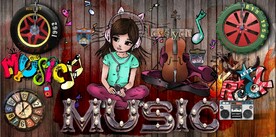 欧美风MUSIC酒吧KTV壁画