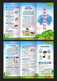 结核病防治知识三折页