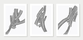 抽象线条装饰画