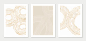 抽象线条装饰画