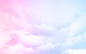 卡通装饰云朵插画背景