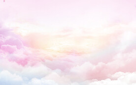 云雾插画装饰背景