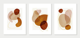 几何抽象色彩装饰画