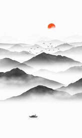 水墨山水
