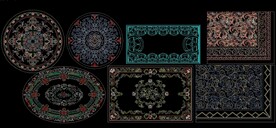 CAD精美花纹图案