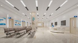 医院导诊咨询台设计案例效果图