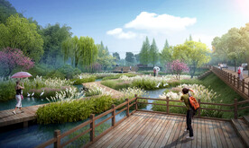 湿地水系效果图