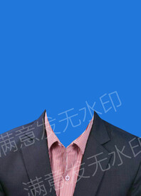 男士黑色西装模板