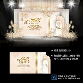 香槟色简约婚礼